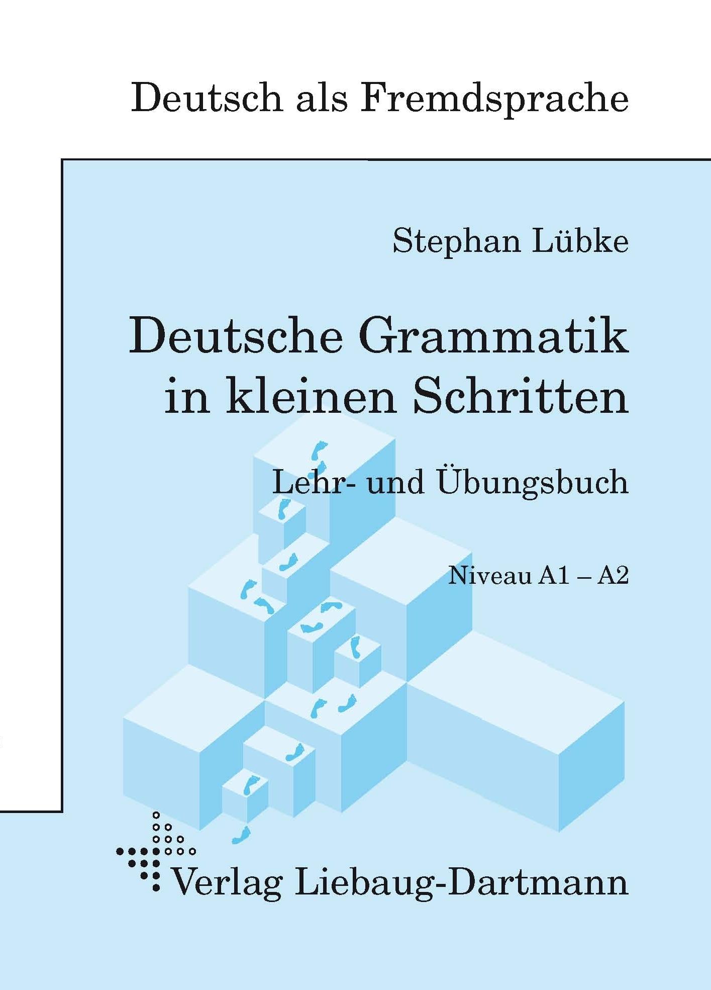 Vorderes Coverbild Deutsche Grammatik in kleinen Schritten Niveau A1- A2