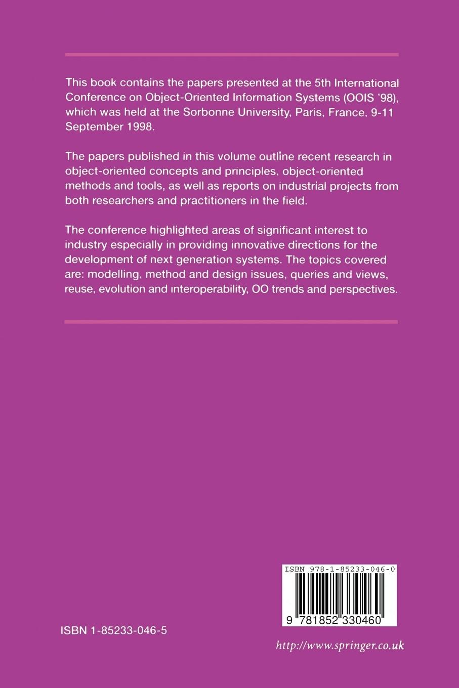 Rückseitencover Oois'98