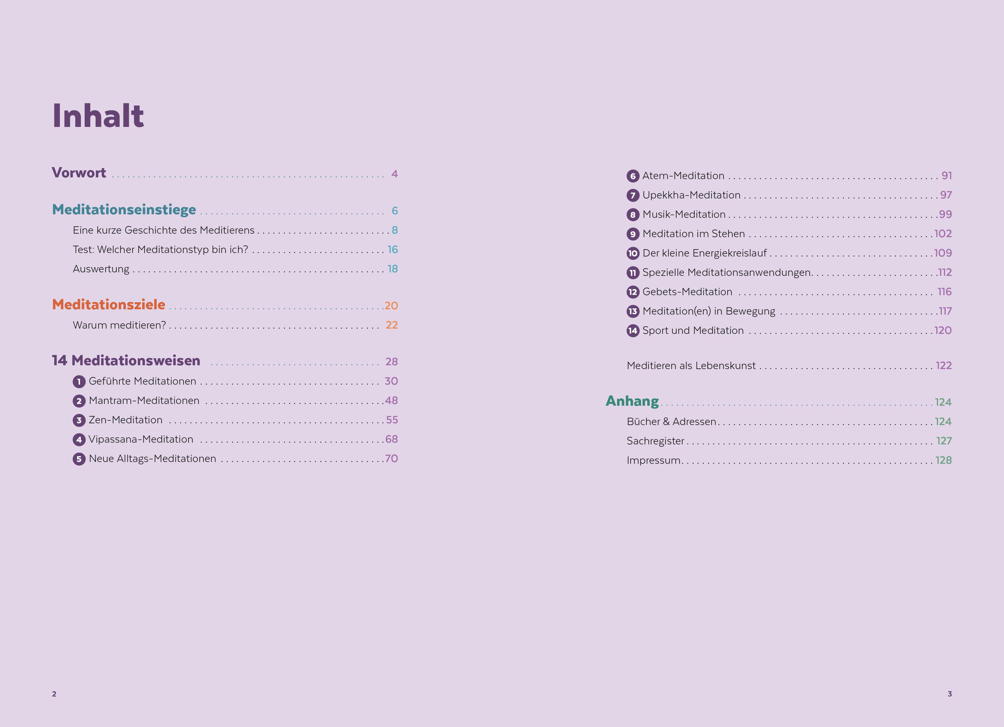 Beispielinhalt (Bild) Jetzt einfach meditieren