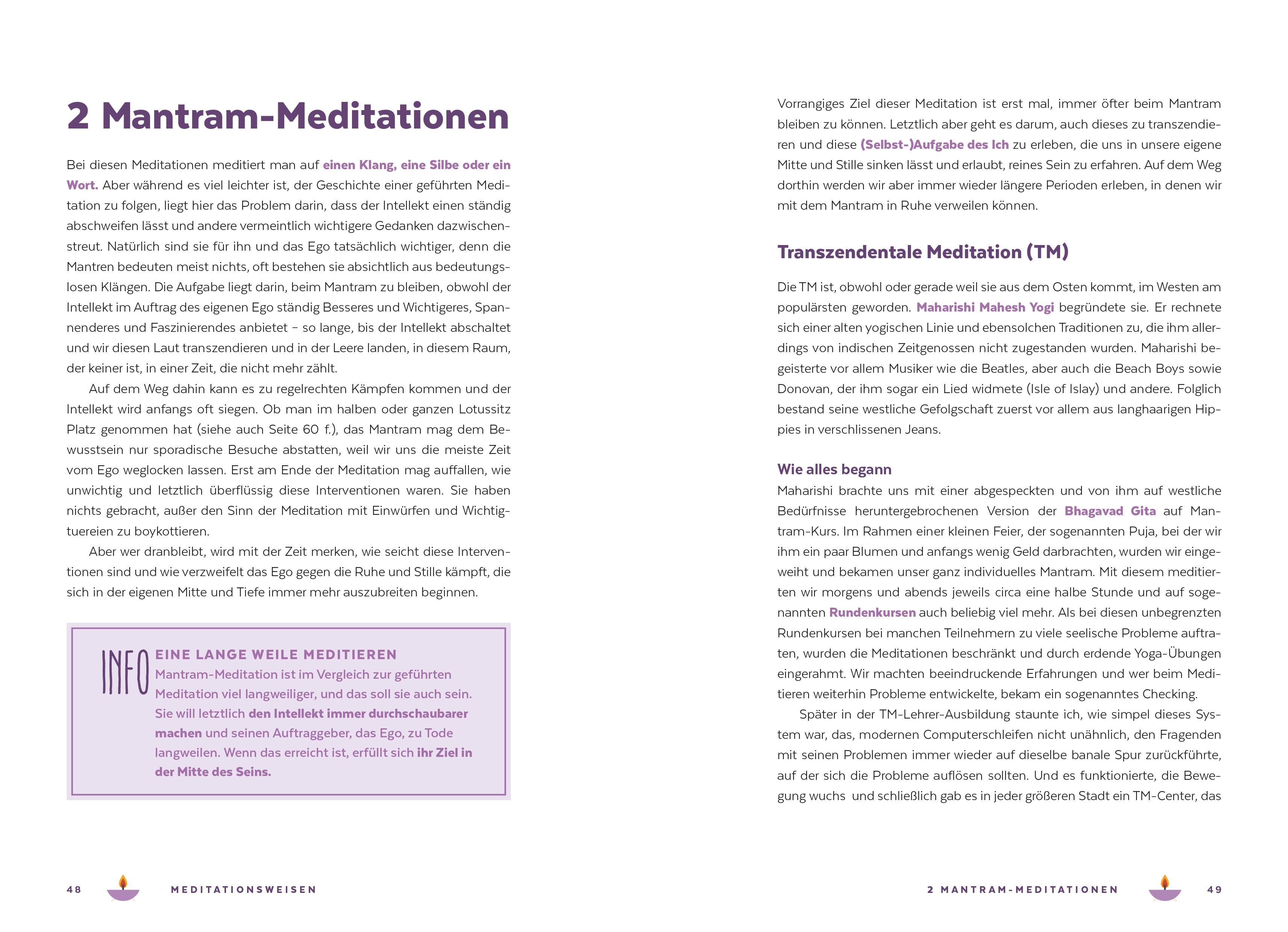 Beispielinhalt (Bild) Jetzt einfach meditieren