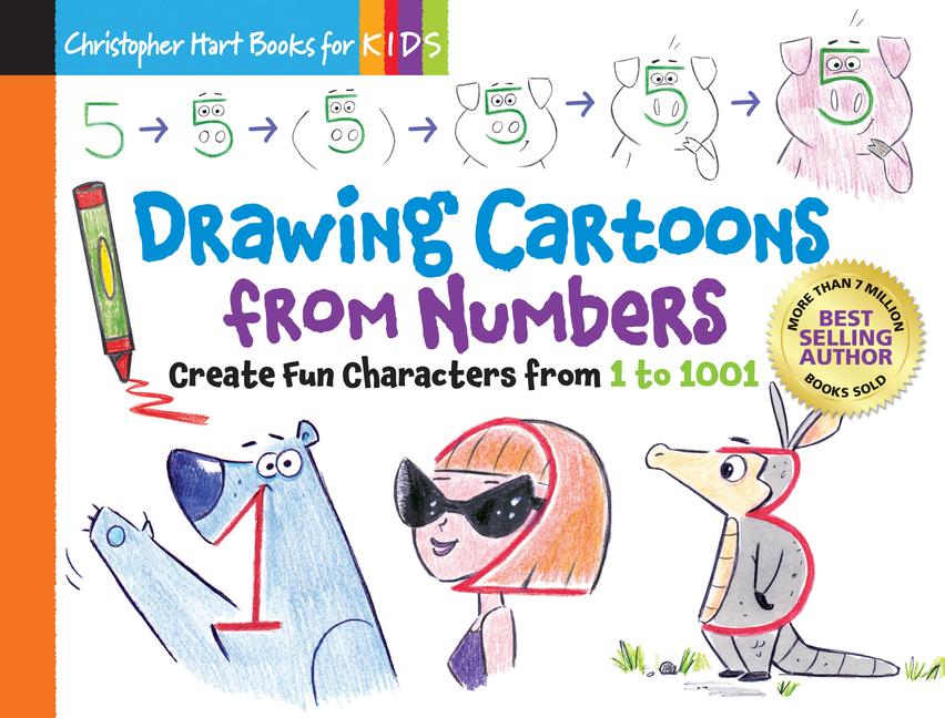 Vorderes Coverbild Drawing Cartoons from Numbers