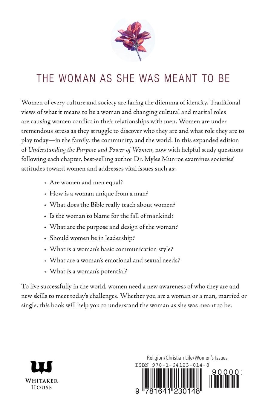 Rückseitencover Understanding the Purpose and Power of Women