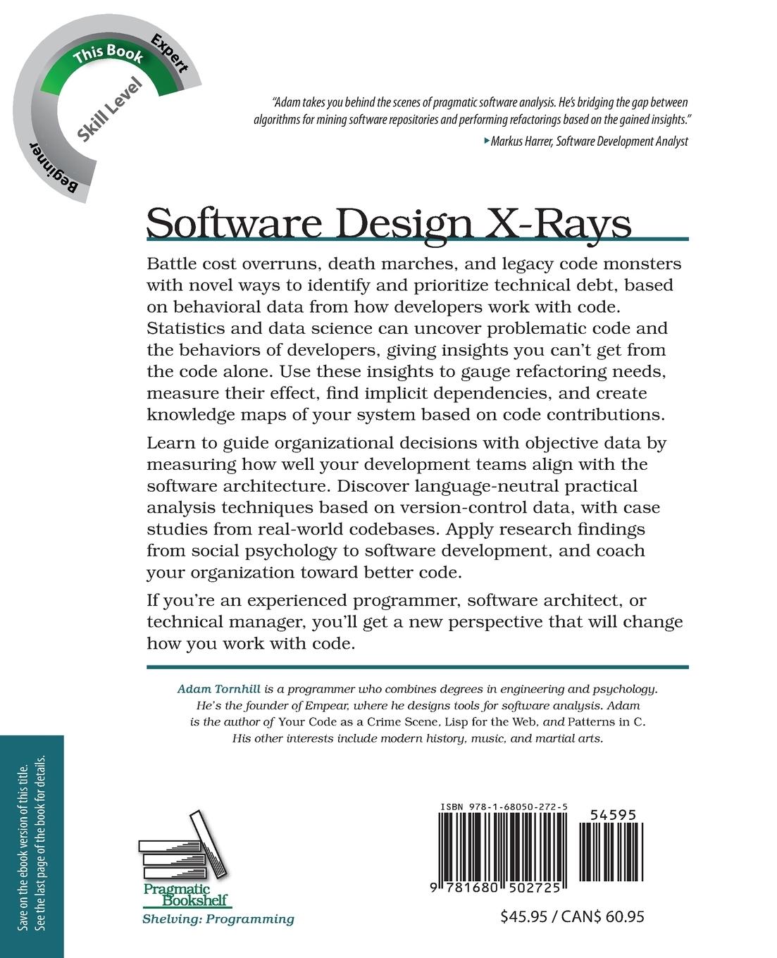 Rückseitencover Software Design X-Rays