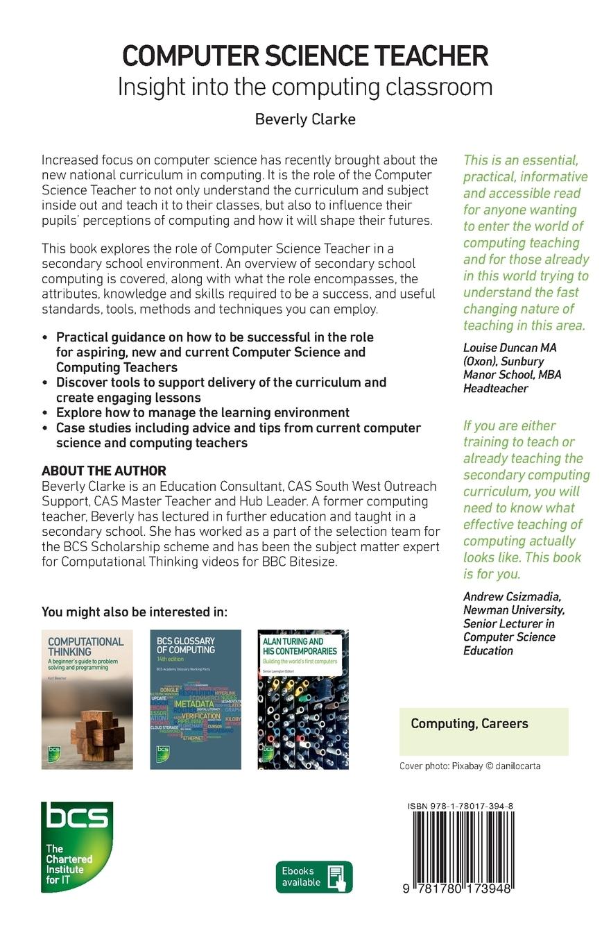 Rückseitencover Computer Science Teacher