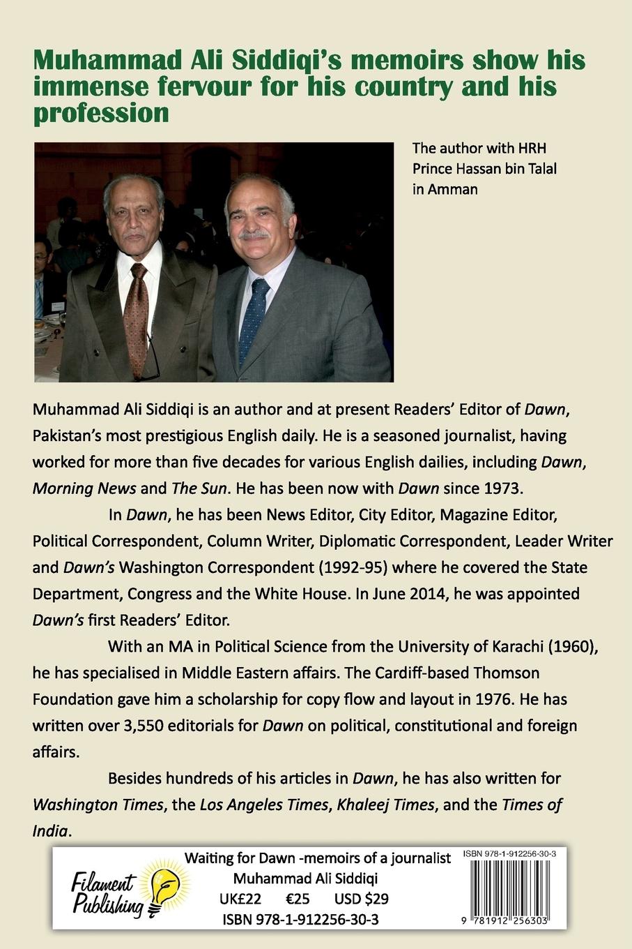 Rückseitencover Waiting for Dawn