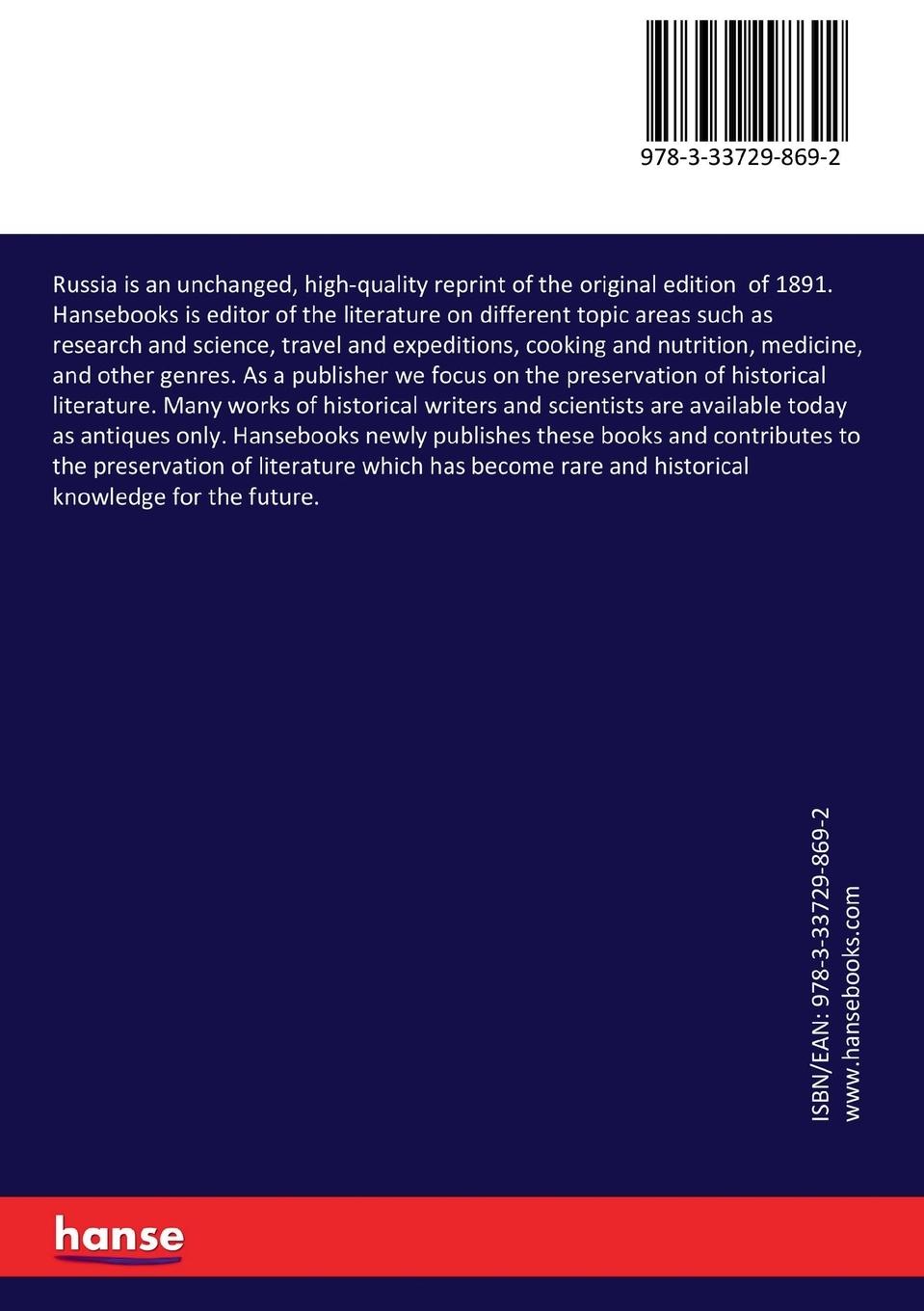 Rückseitencover Russia