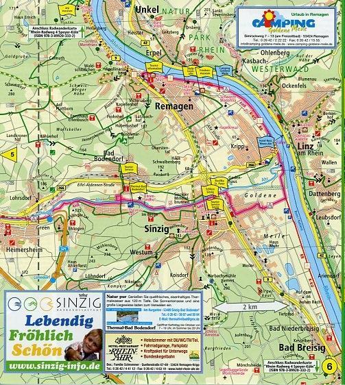 Beispielinhalt (Bild) Ahr-Radweg, Blankenheim - Remagen 1 : 50 000