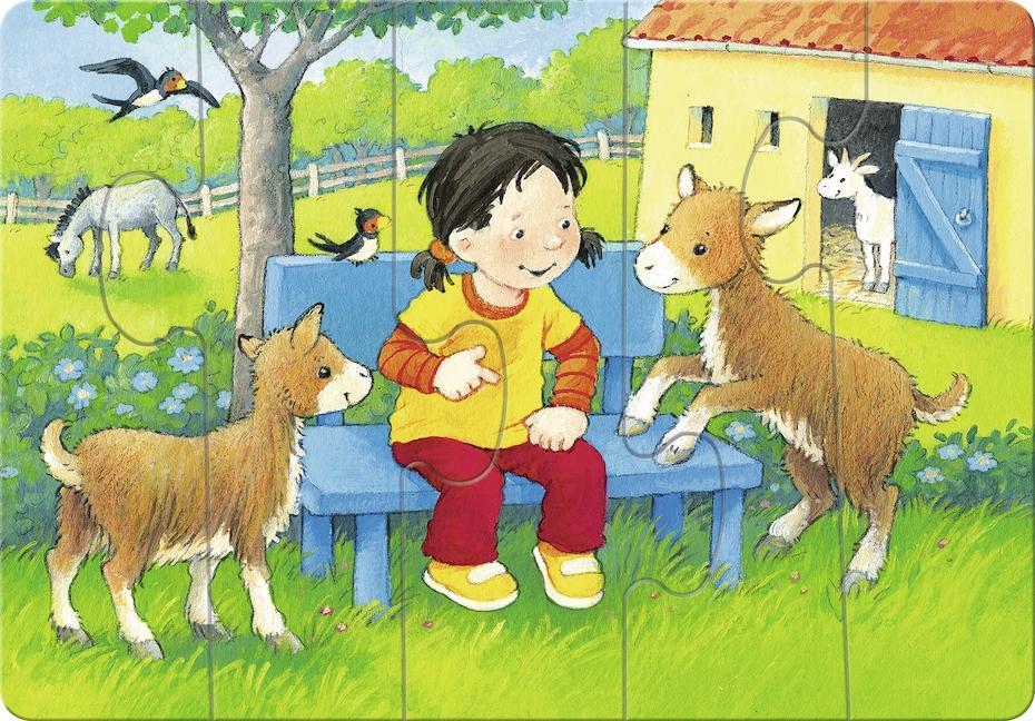 Beispielinhalt (Bild) Mein allererstes Puzzle: Streichelzoo