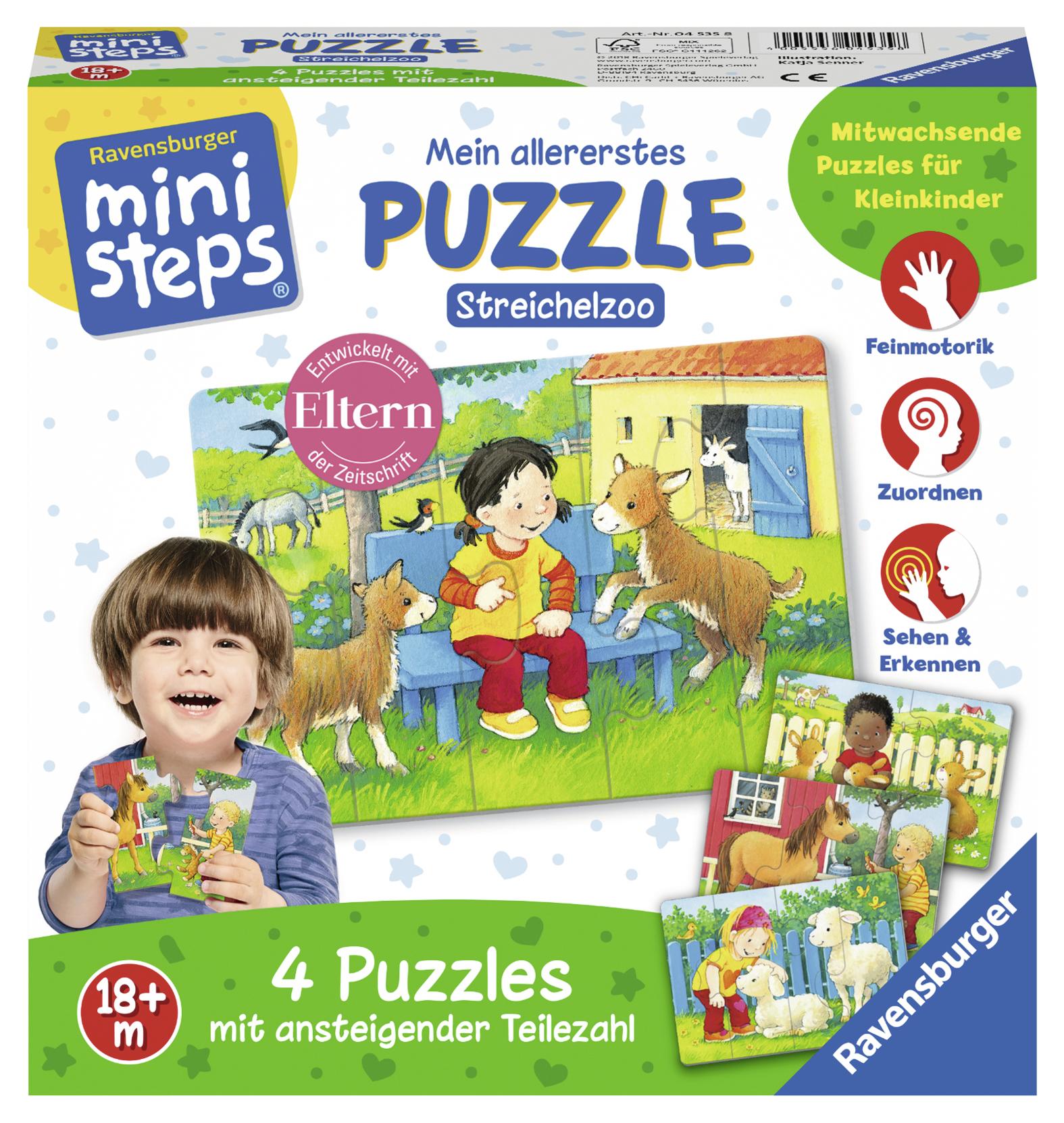 Vorderes Coverbild Mein allererstes Puzzle: Streichelzoo