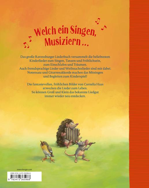 Beispielinhalt (Bild) Das große Ravensburger Liederbuch
