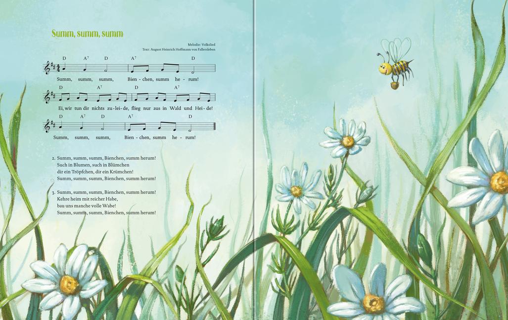 Beispielinhalt (Bild) Das große Ravensburger Liederbuch