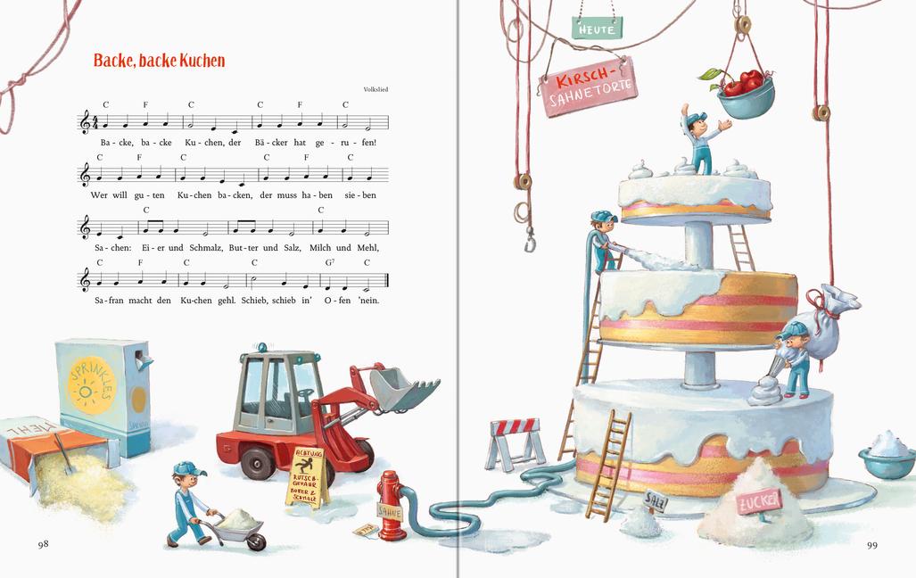 Beispielinhalt (Bild) Das große Ravensburger Liederbuch