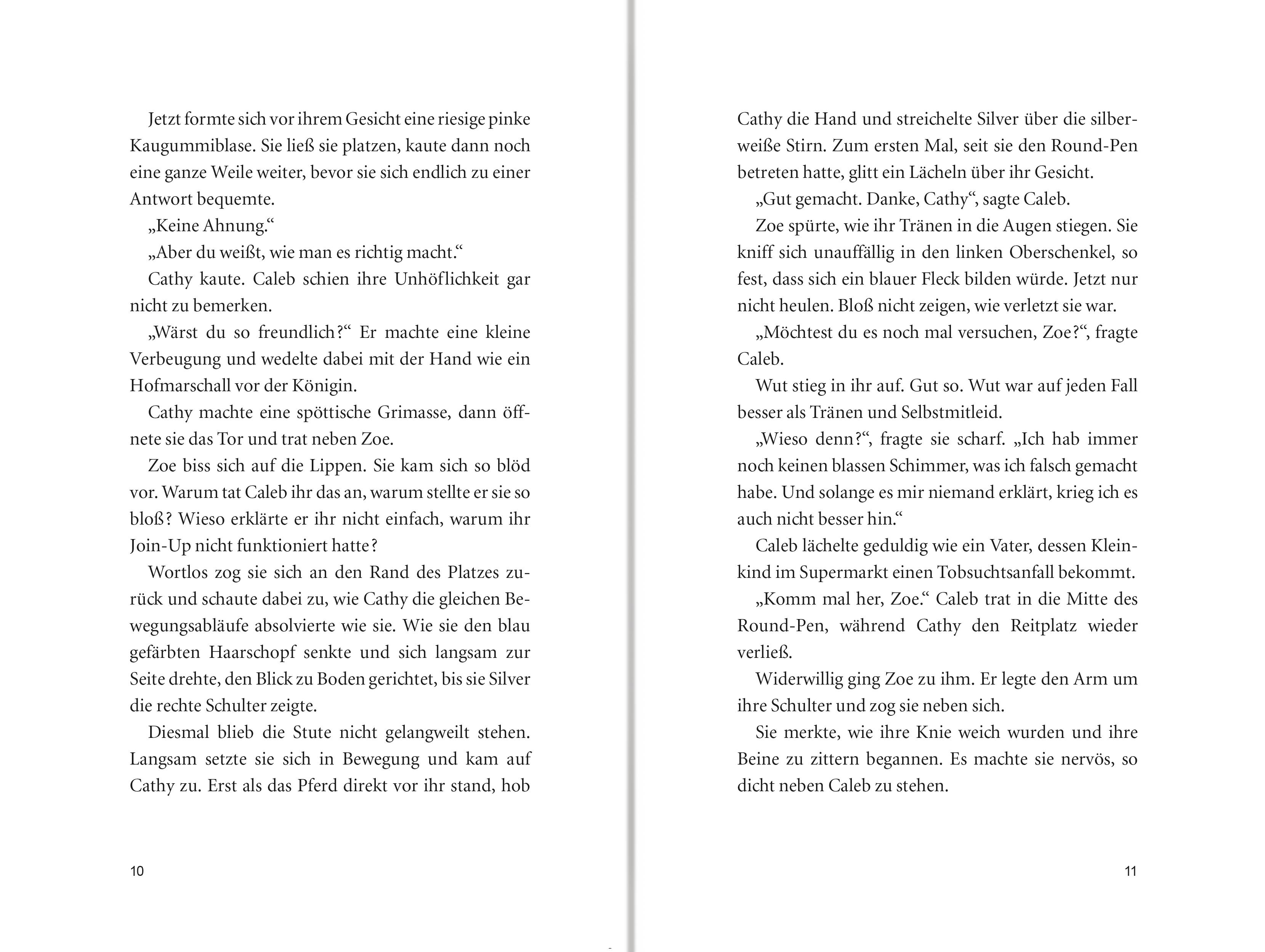 Beispielinhalt (Bild) Pferdeflüsterer-Academy, Band 2: Ein geheimes Versprechen