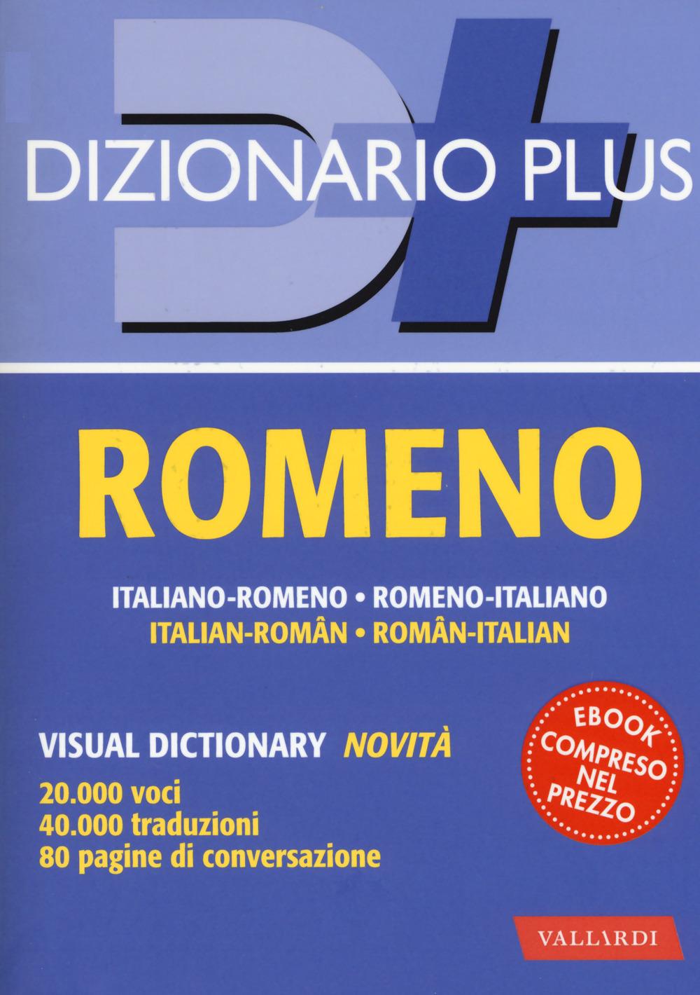 Vorderes Coverbild Dizionario romeno. Italiano-romeno, romeno-italiano