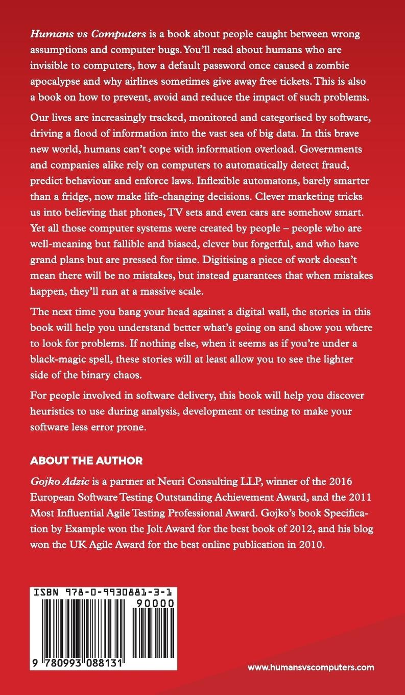 Rückseitencover Humans vs Computers