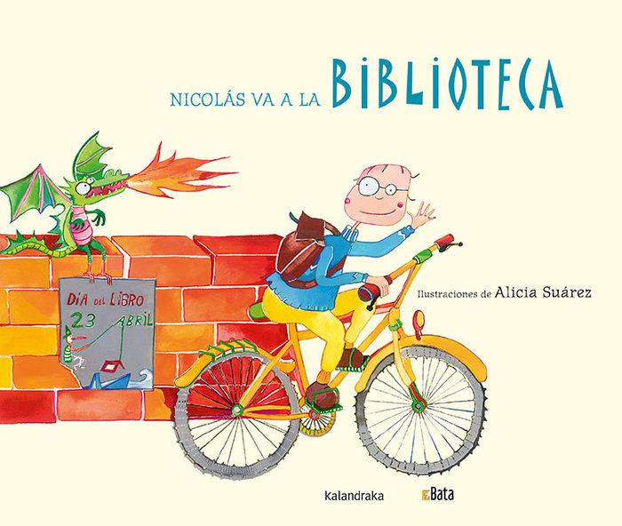 Vorderes Coverbild Nicolás va a la biblioteca