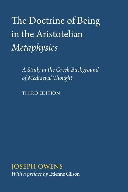 Vorderes Coverbild The Doctrine of Being in the Aristotelian Metaphysics