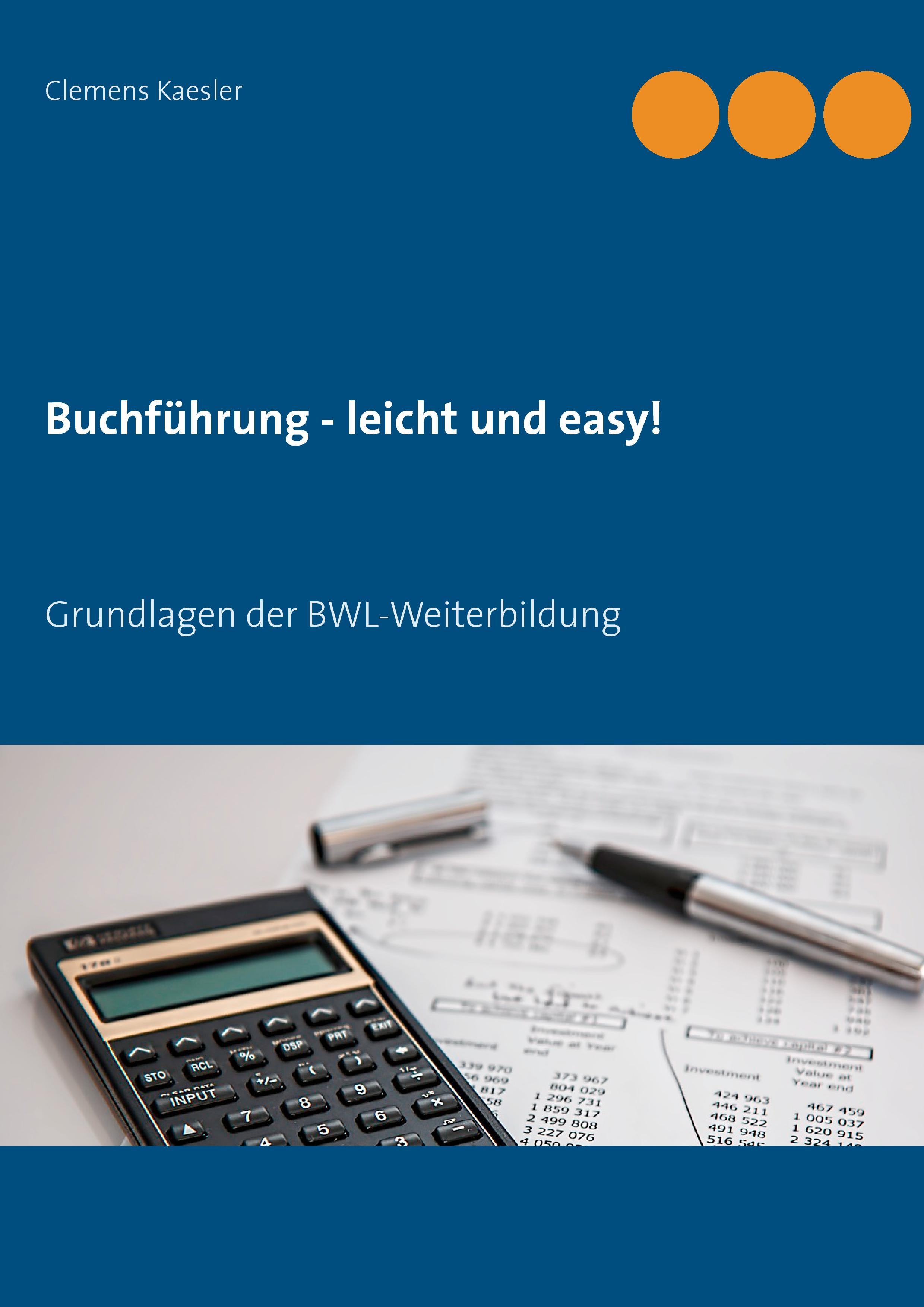 Vorderes Coverbild Buchführung - leicht und easy!