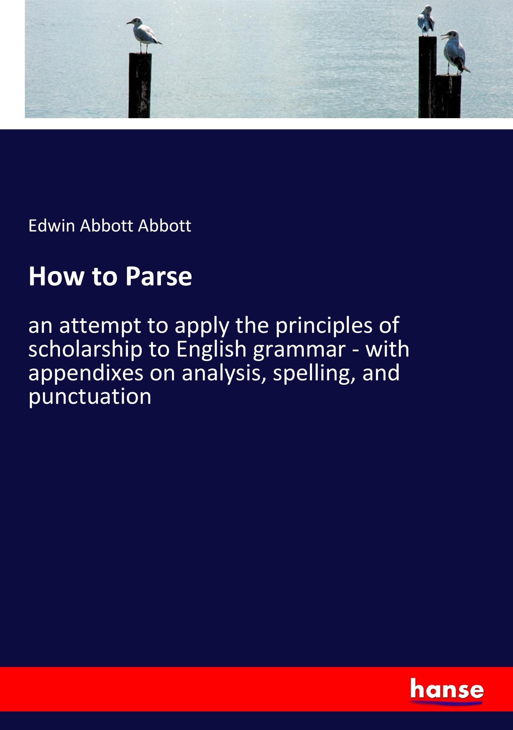 Vorderes Coverbild How to Parse
