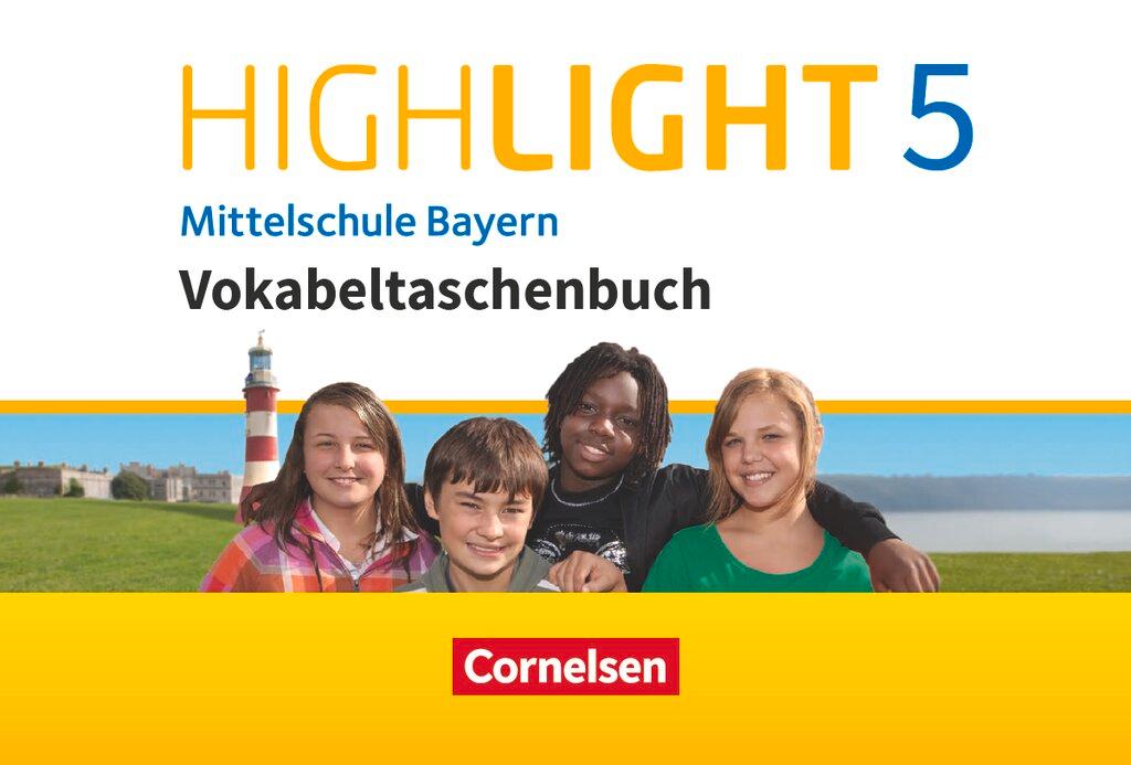 Vorderes Coverbild Highlight - Mittelschule Bayern 5. Jahrgangsstufe - Vokabeltaschenbuch