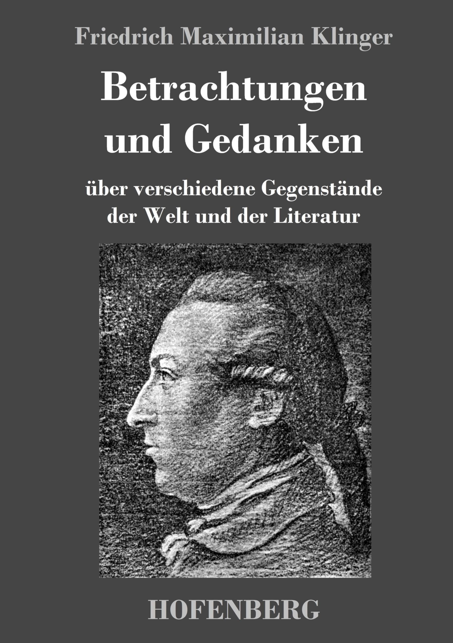 Vorderes Coverbild Betrachtungen und Gedanken
