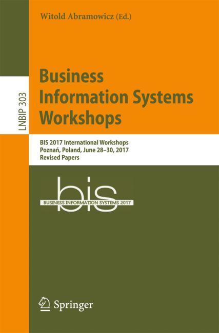 Vorderes Coverbild Business Information Systems Workshops