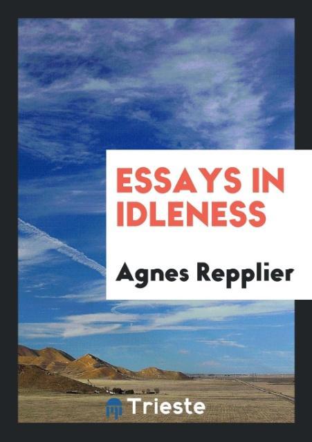 Vorderes Coverbild Essays in Idleness