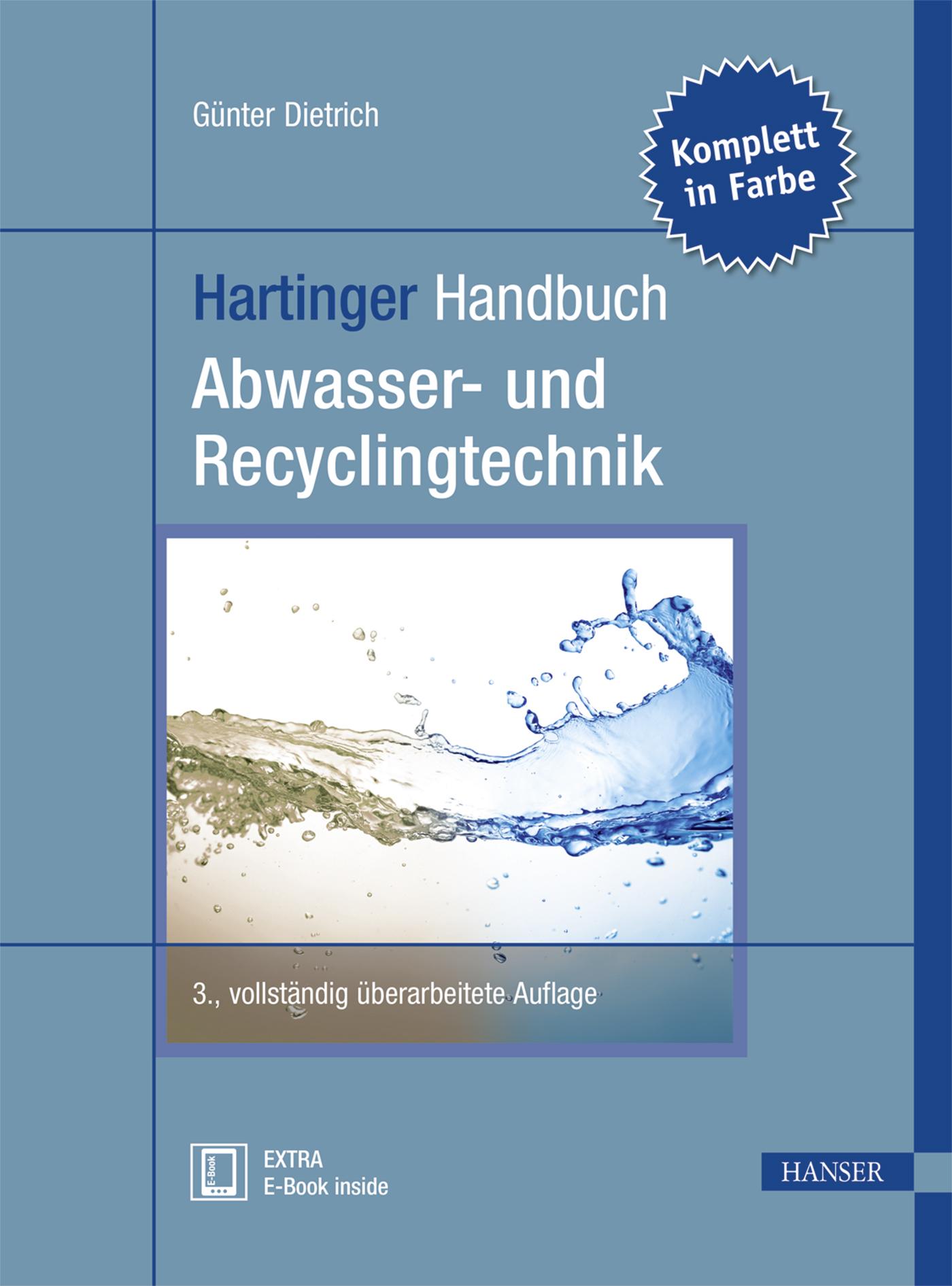 Vorderes Coverbild Hartinger Handbuch Abwasser- und Recyclingtechnik
