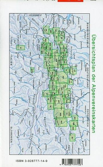 Beispielinhalt (Bild) DAV Alpenvereinskarte 02/2 Allgäuer - Lechtaler Alpen Ost 1 : 25 000