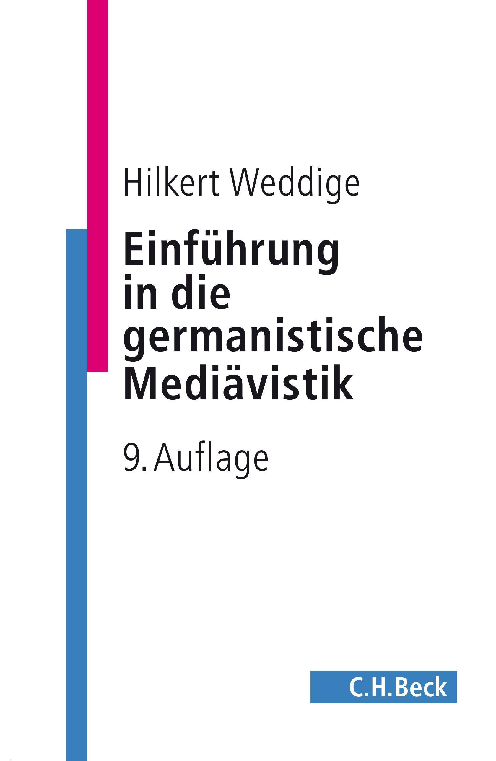 Vorderes Coverbild Einführung in die germanistische Mediävistik