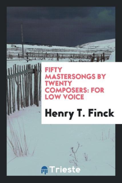 Vorderes Coverbild Fifty Mastersongs by Twenty Composers