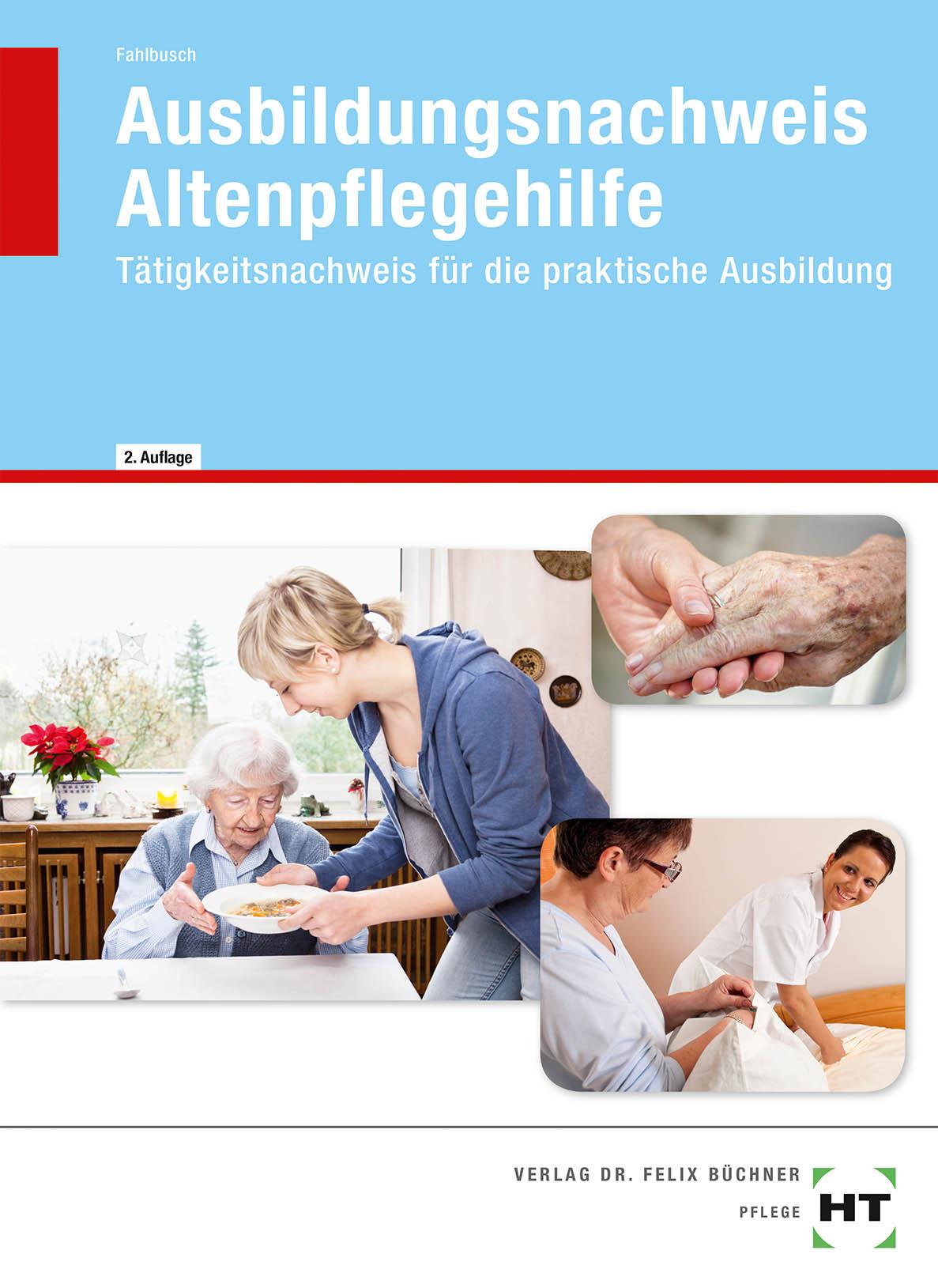 Vorderes Coverbild Ausbildungsnachweis Altenpflegehilfe