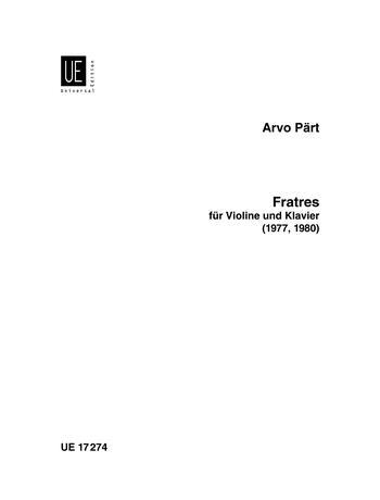 Vorderes Coverbild Fratres