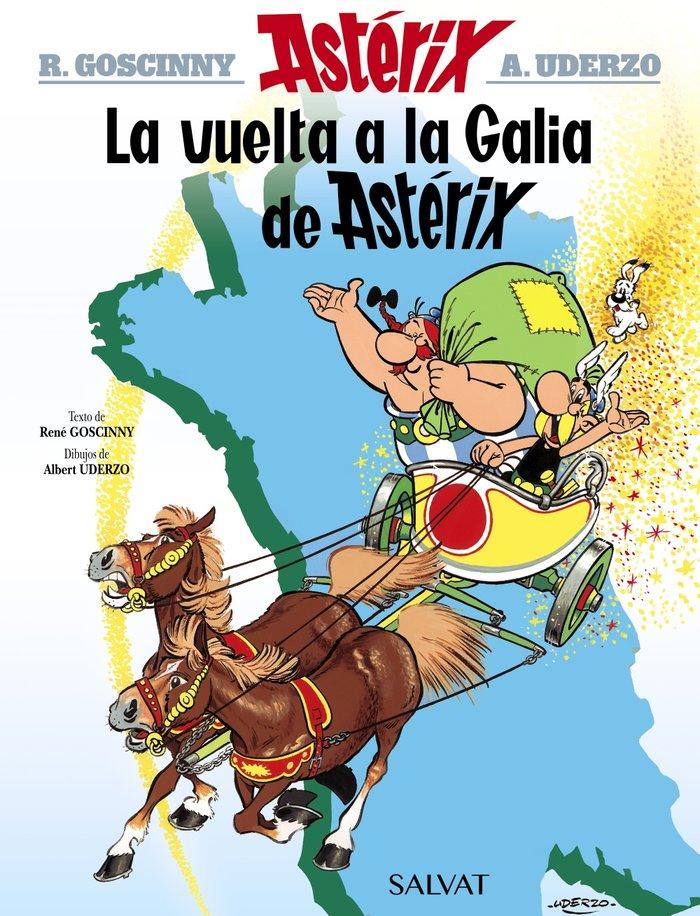 Vorderes Coverbild La vuelta a la Galia de Astérix