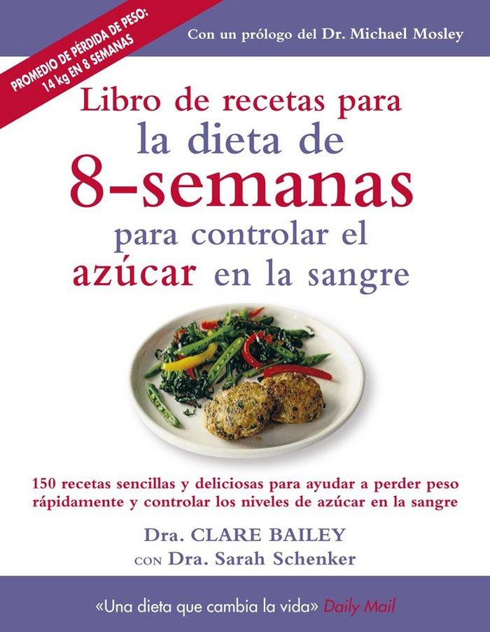 Vorderes Coverbild Libro de recetas para la dieta de 8-semanas para controlar el azúcar en la sangre