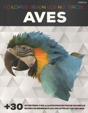 Vorderes Coverbild Aves : coloree según los números