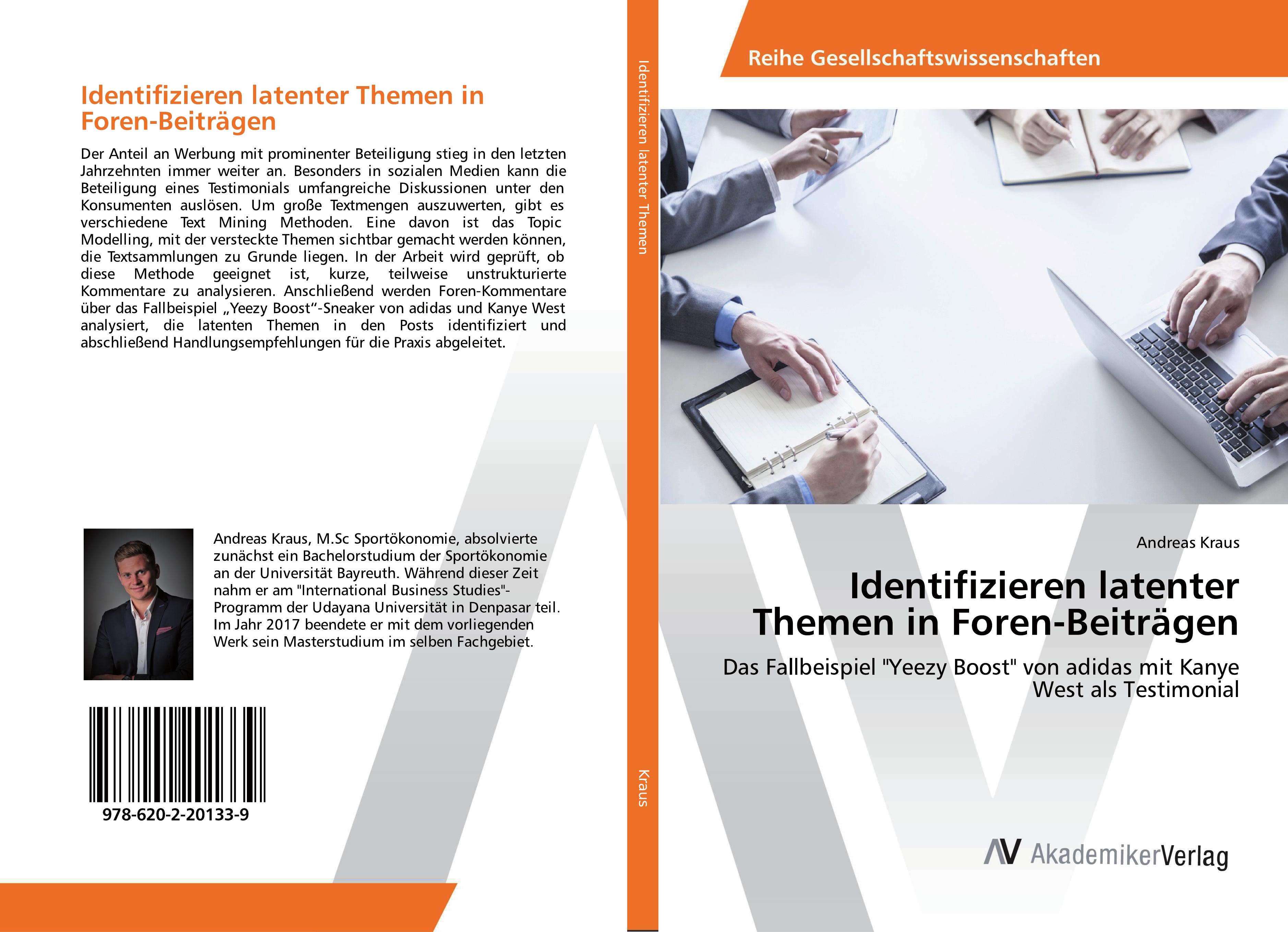 Vorderes Coverbild Identifizieren latenter Themen in Foren-Beiträgen