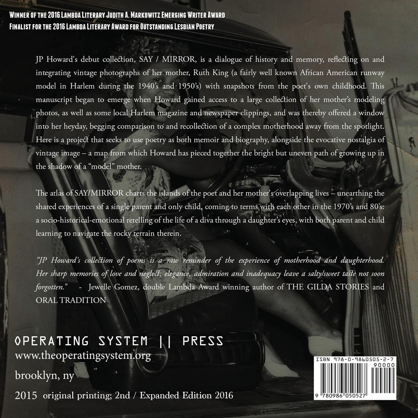 Rückseitencover SAY/MIRROR