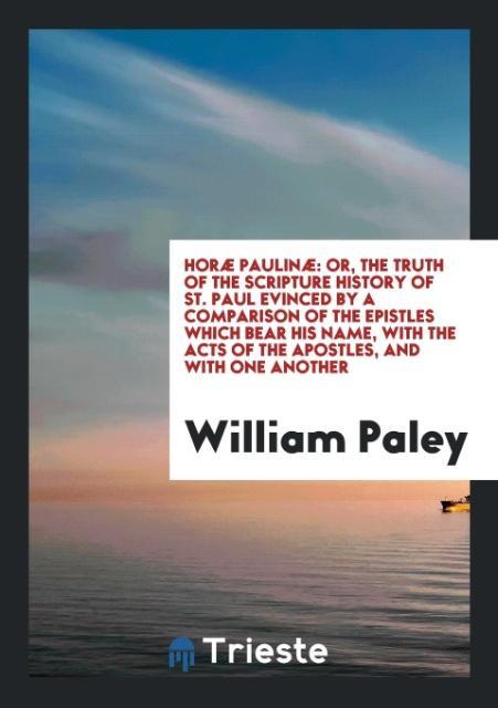 Vorderes Coverbild Horæ Paulinæ