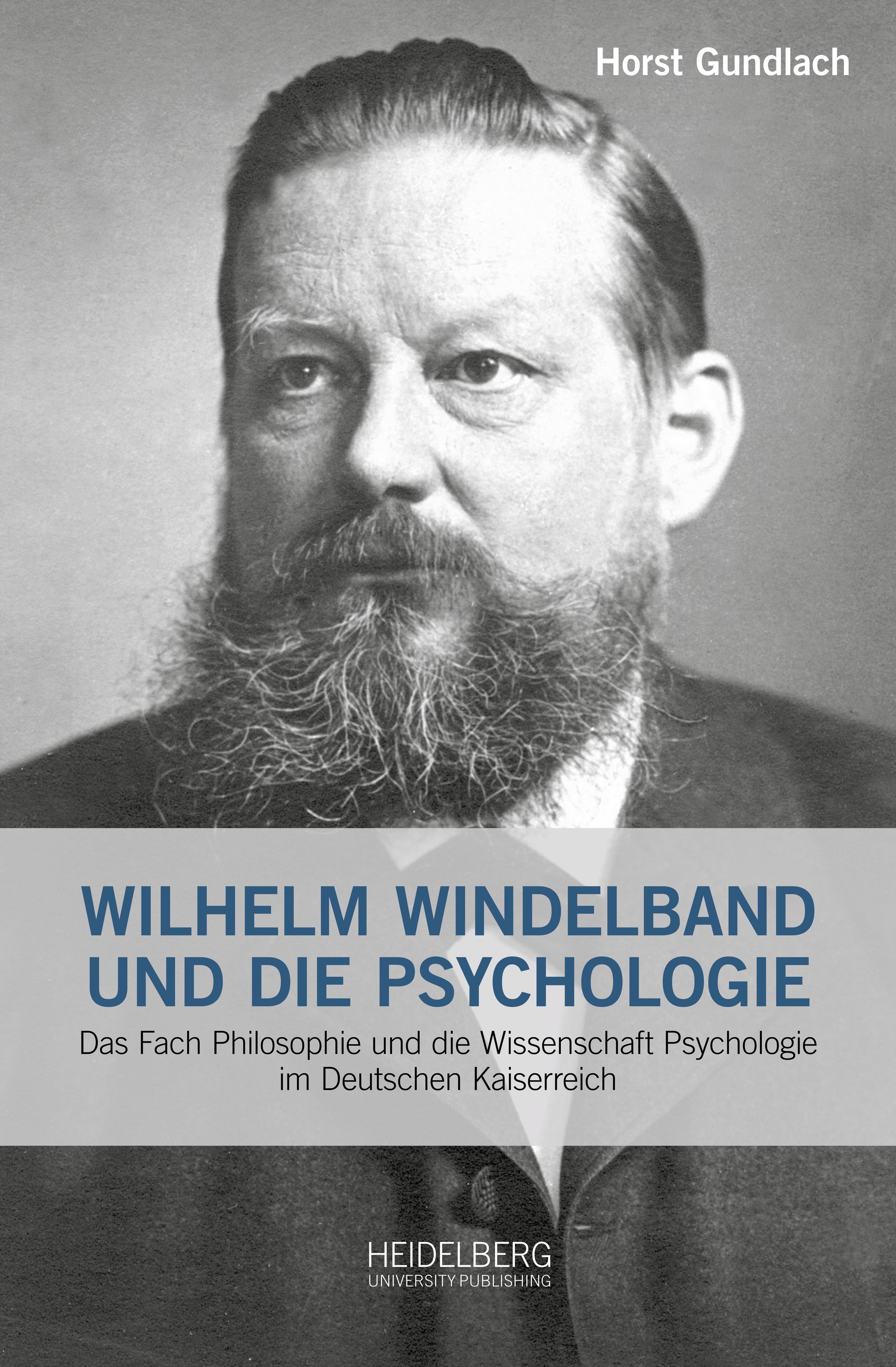 Vorderes Coverbild Wilhelm Windelband und die Psychologie