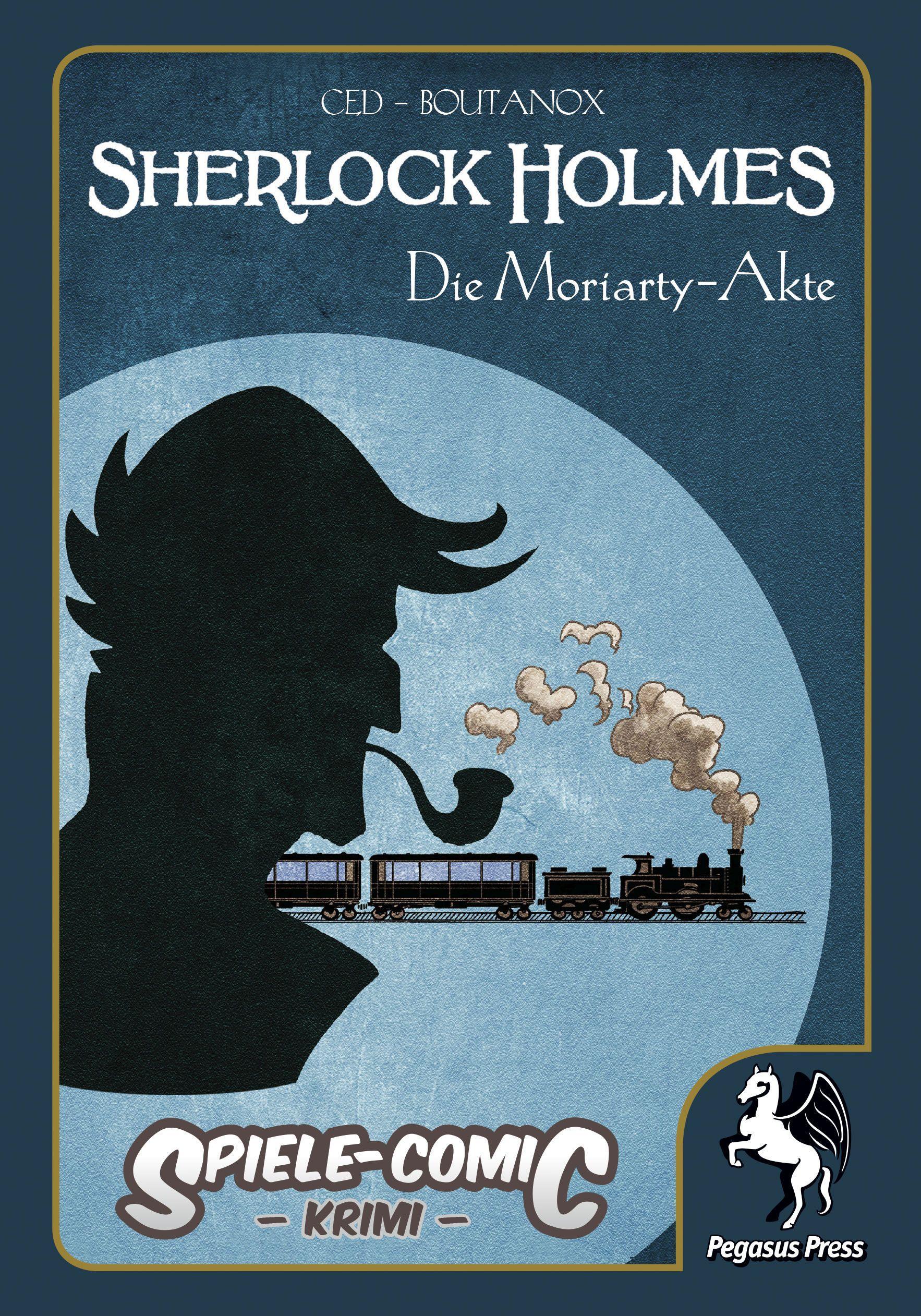 Beispielinhalt (Bild) Spiele-Comic Krimi: Sherlock Holmes 02 - Der Moriarty-Fall (Hardcover)