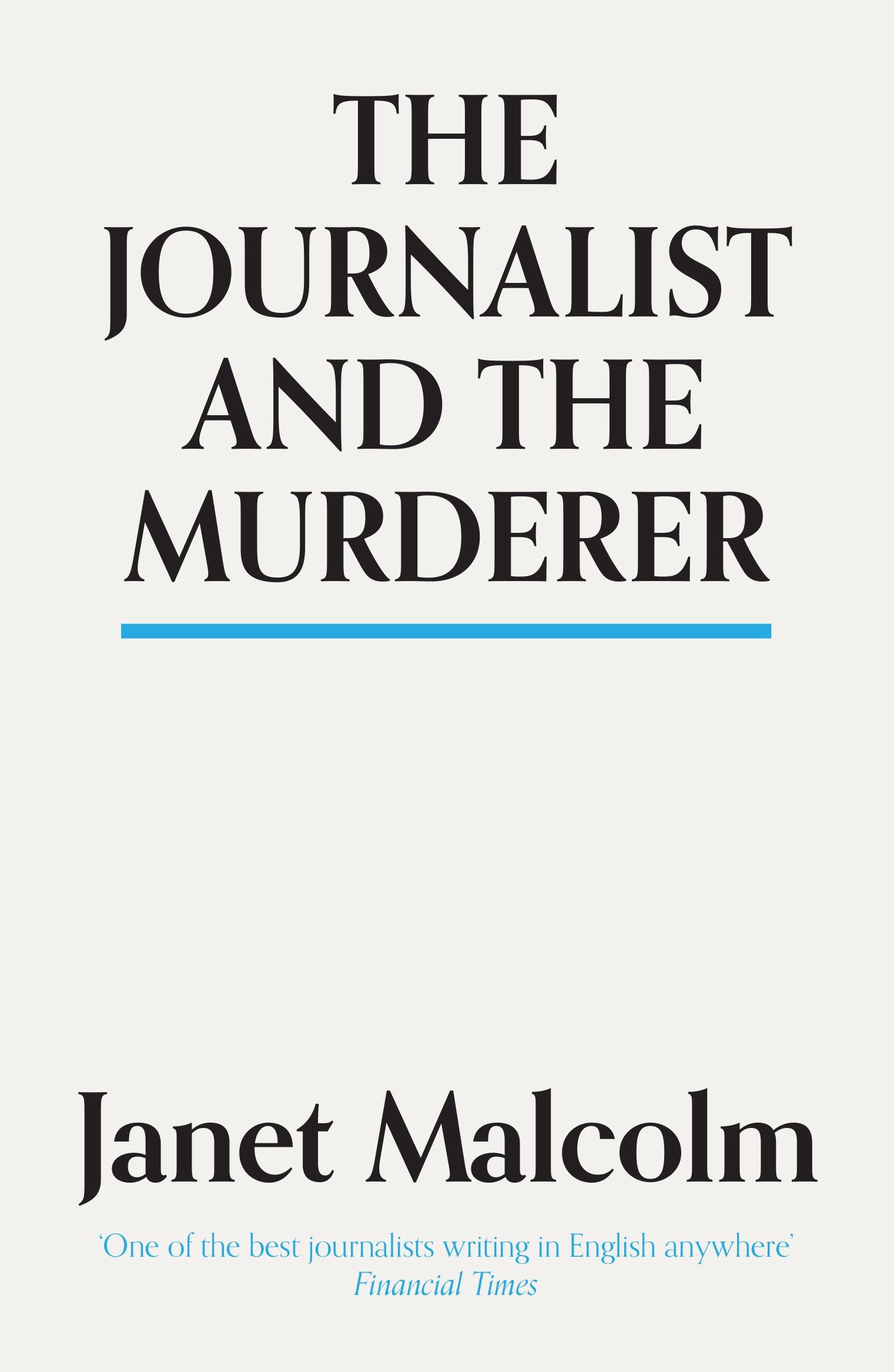 Vorderes Coverbild The Journalist And The Murderer
