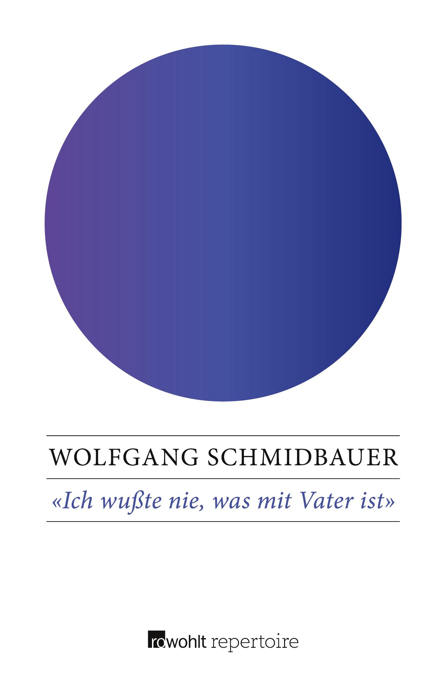 Vorderes Coverbild Ich wußte nie, was mit Vater ist