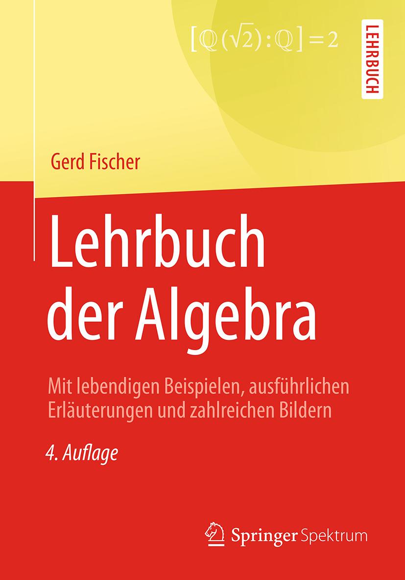 Vorderes Coverbild Lehrbuch der Algebra