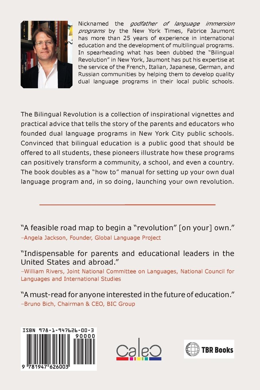 Rückseitencover The Bilingual Revolution