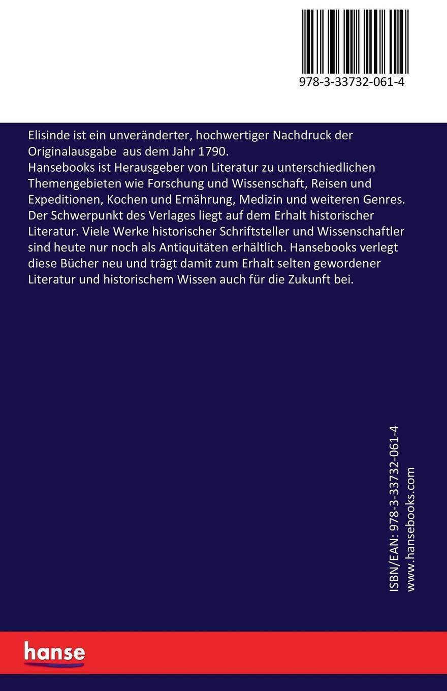 Rückseitencover Elisinde