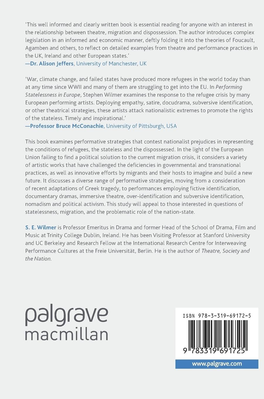 Rückseitencover Performing Statelessness in Europe