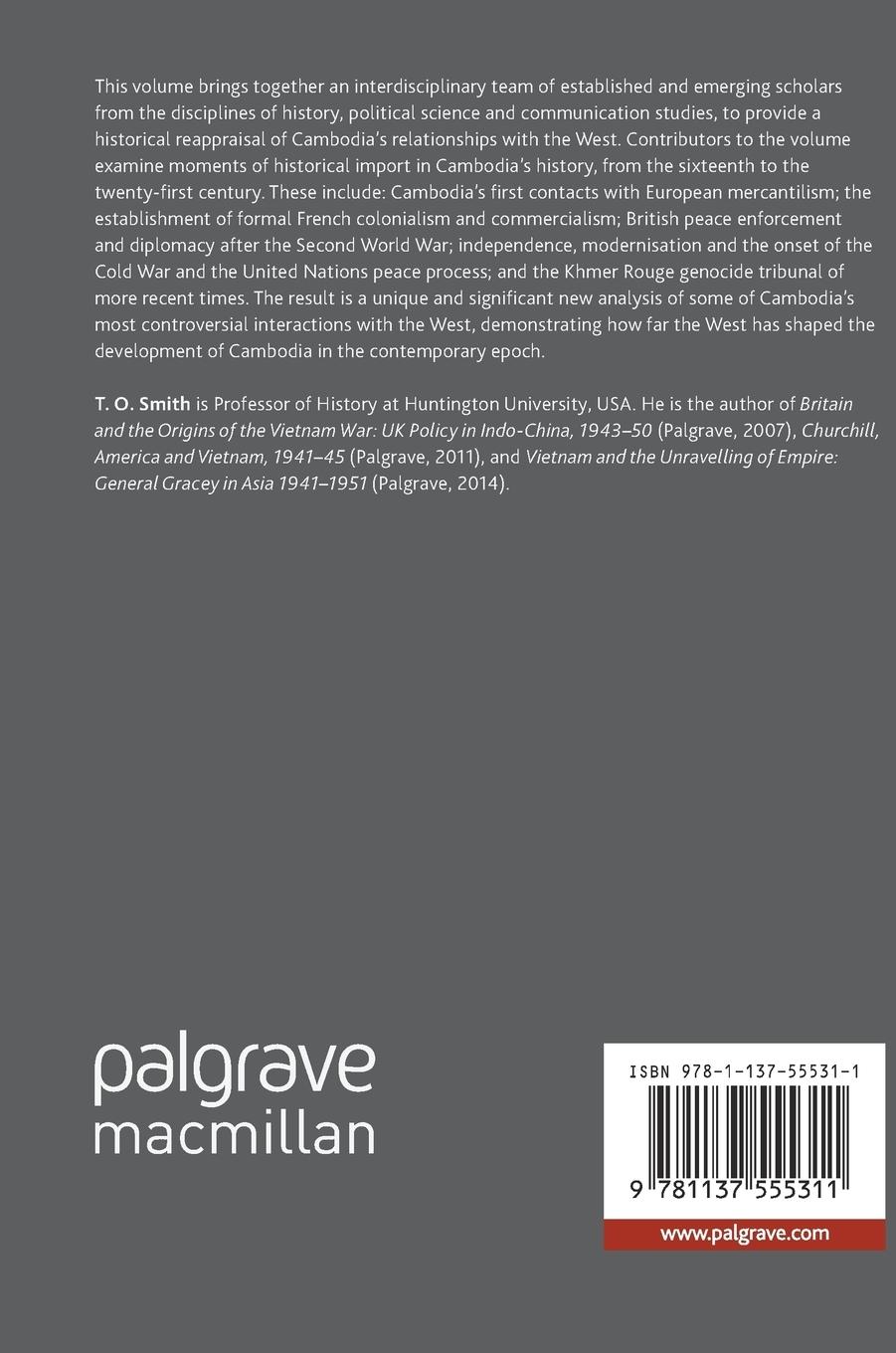 Rückseitencover Cambodia and the West, 1500-2000