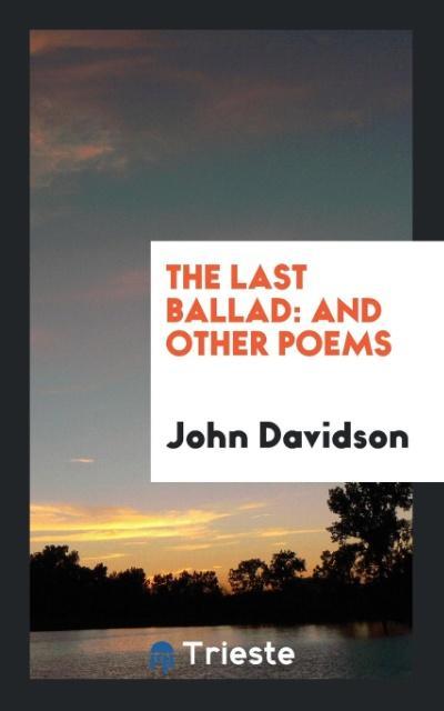 Vorderes Coverbild The Last Ballad