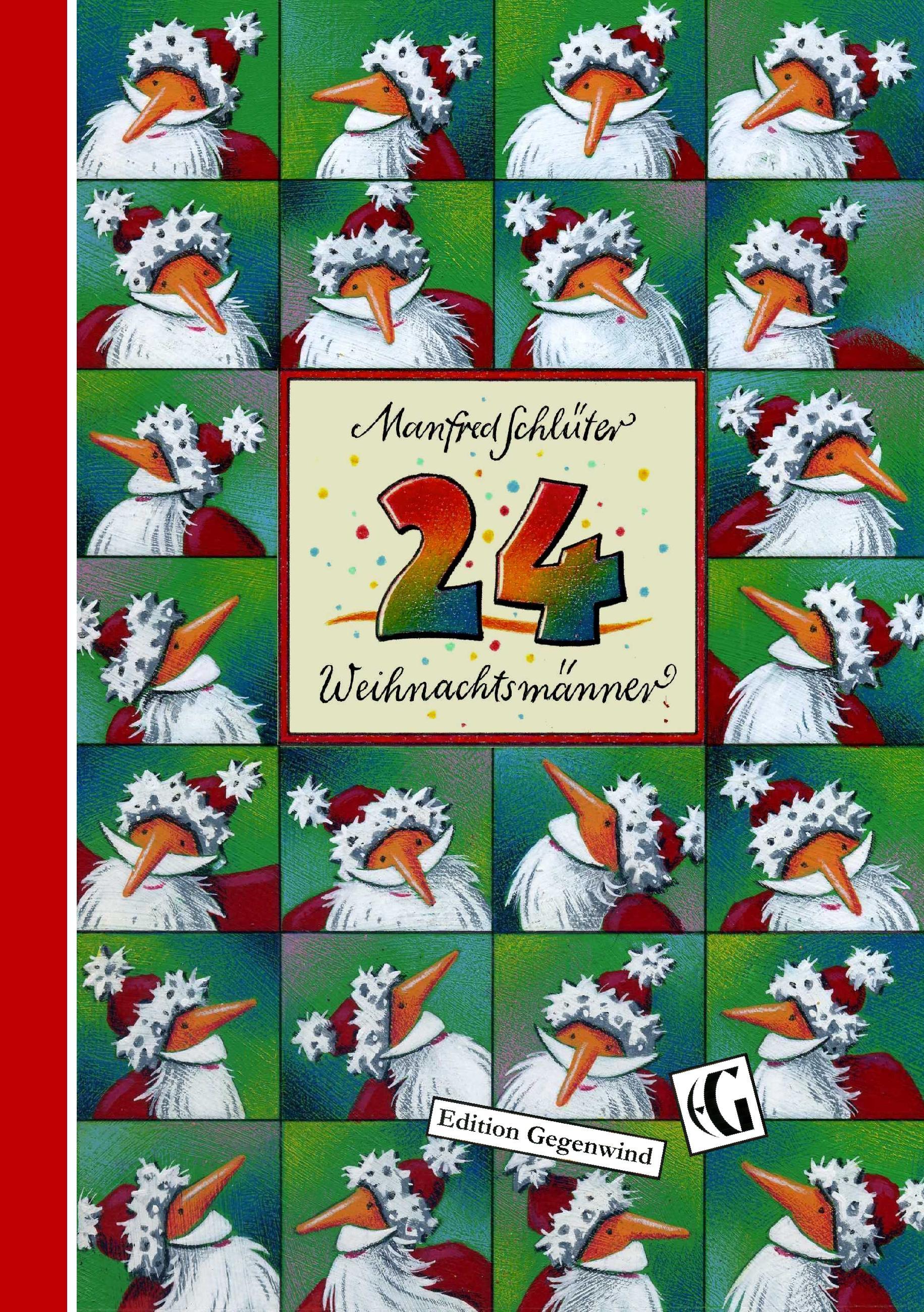 Vorderes Coverbild 24 Weihnachtsmänner